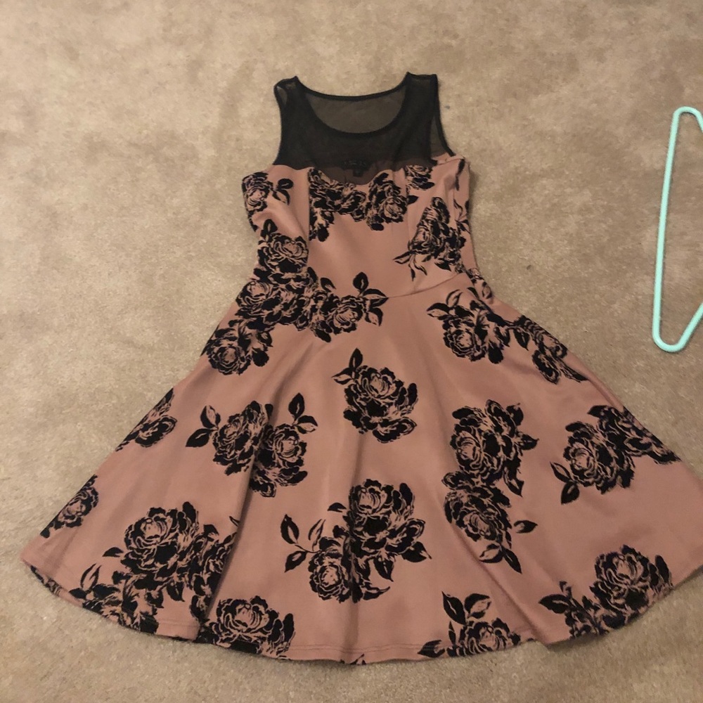 Mesh Floral Dress